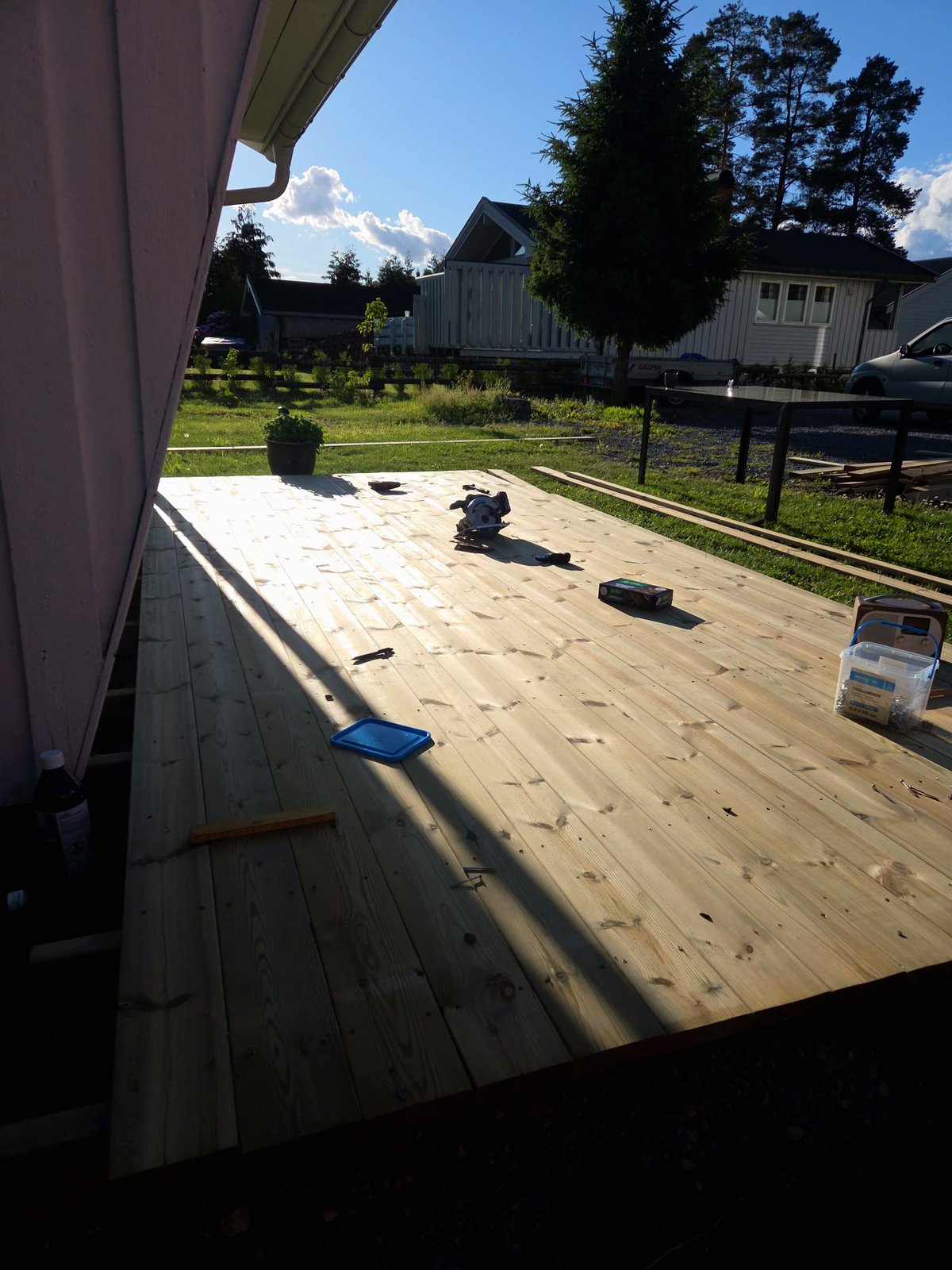 Terrasse, treverk og vedlikehold